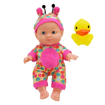 Дитяча лялька-пупс "Cute baby" HX623-5/7 з іграшкою Рожева