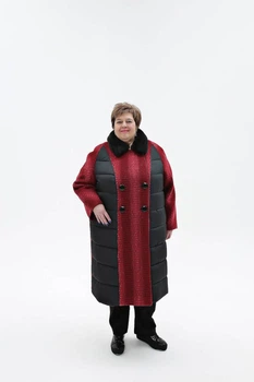 Пальто П-1293 Favoritti 60 Червоний Тон 1 (4900000265125)