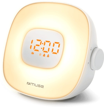 Радио-часы с USB Muse ML-198 CR Белый