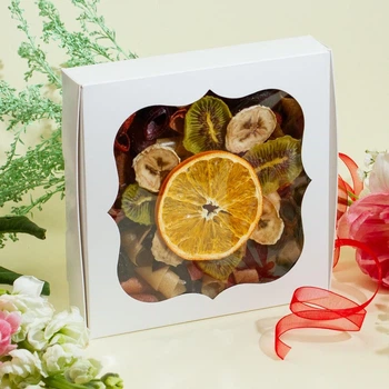 Подарунковий набір з пастили FRUIT SNACK Асорті міні-снеків 200 г коробка біла
