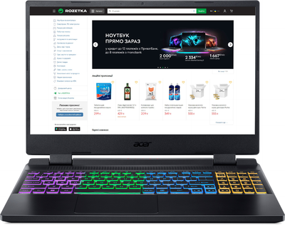 Ноутбук Acer Nitro 5 AN515-58-539L (NH.QM0EU.00D) Obsidian Black (NHQM0EU00D412077143400) - Уценка