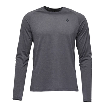 Кофта Black Diamond M Heritage Wordmark LS Tee Steel Grey XXXL (1033-BD 75309000343XL1)