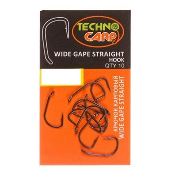 Гачки Технокарп Wide Gape Straight №2 10шт