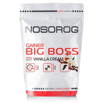 Вітамінний Nosorig Gainer Big Boss 1500 г ваніль