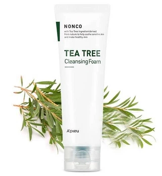 Пінка для вмивання з маслом чайного дерева для проблемної шкіри A"Pieu Nonco Tea Tree Cleansing Foam 130ml