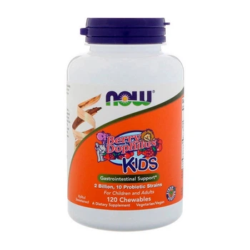 Пробиотик для детей Now Foods Kids Berry Dophilus (120 жевачек) нау фудс