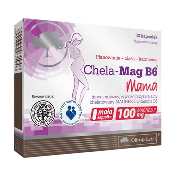 Магній хелат + б6 для вагітних і годуючих Olimp Chela-Mag B6 Mama 30 капсул