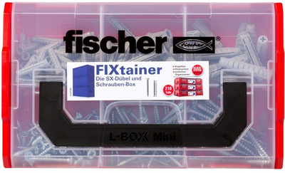 Набір шурупів і дюбелів Fischer FixTainer SX 210 шт. (532891)