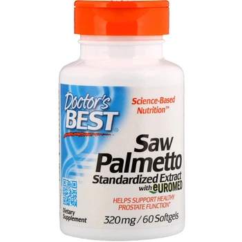 Со Пальметто Екстракт Saw Palmetto Doctor's Best 320 мг 60 капсул