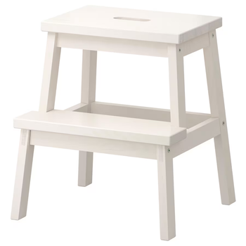 Табурет со ступенькой BEKVAM 50 см IKEA 401.788.88 белый