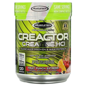 Комплексный креатин MuscleTech Creactor 203 грамм fruit punch extreme
