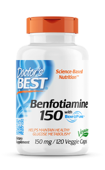 Бенфотиамин, Benfotiamine 150, Doctor's Best, 150 мг, 120 капсул