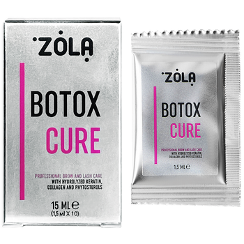 Ботокс для бровей и ресниц Zola Botox Cure саше 15 мл х 10 шт