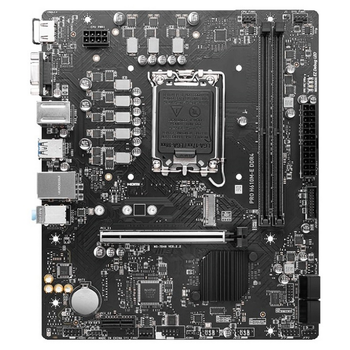 Материнская плата MSI PRO H610M-E DDR4 s1700 H610 2xDDR4 M.2 HDMI DSub mATX