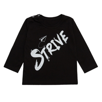 Реглан для мальчика кулир Арлекин Strive 4310-022 80 см Черный