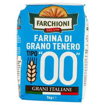 Борошно пшеничне Farchioni Farina di Grano Tenero Tipo "00" тонкого помолу 1 кг