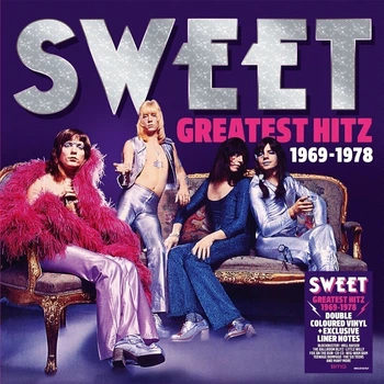 Виниловая пластинка Sweet - Greatest Hitz 1969-1978 (2LP), Translucent Grape\Pink Vinyl