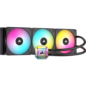 Система водяного охлаждения Corsair iCUE H170i Elite 3-fans 4-pin 420mm RGB (CW-9060071-WW)