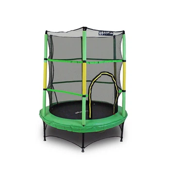 Батут Just Fun 140 см Green з захисною сіткою