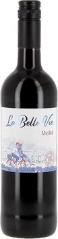 Вино La Belle Vie Merlot Pays-d'Oc IGP червоне сухе 0.75 л 13% (3429672243787)