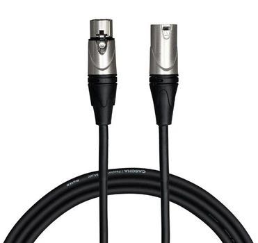 Микрофонный кабель XLR Male — XLR Female Cascha CCAM1BK3 3м