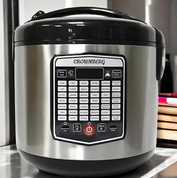Многофункциональная мультиварка Crownberg СВ-5527 Black 5L 42 программы 1000 Вт.