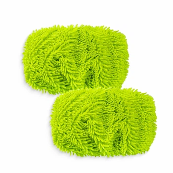 Набір з 2 шт змінних мікрофібрових насадок для швабри Swiffer на резинці Салатові