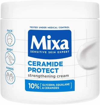 Укрепляющий крем Mixa Ceramide Protect с Керамидами для очень сухой кожи 400 мл (3600551135939)