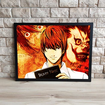 Интерьерная картина Аниме Тетрадь смерти Death Note-2, 30х40 см