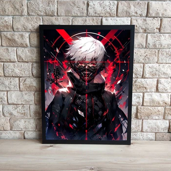 Інтер'єрна картина Аніме Токійський гуль Tokyo Ghoul-4, 30х40 см