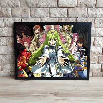 Интерьерная картина Аниме Код Гиас Code Geass-3, 30х40 см