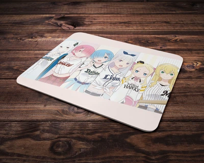 Коврик под мышку c принтом Re:Zero. Жизнь с нуля в альтернативном мире-4, 24х20 см