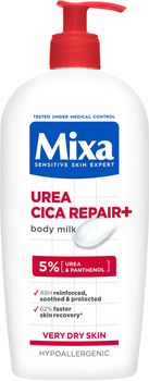 Восстанавливающее молочко Mixa Urea Cica Repair+ для очень сухой кожи тела 400 мл (3600550978681)