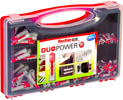 Zestaw kołków Fischer Red Box DuoPower 280 szt. (535973)