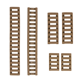 Набір накладок на цівку FMA Soft Rail Cover коричневий (55558)