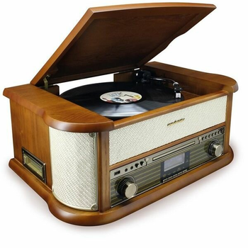 Проигрыватель винила в ретро стиле Soundmaster NR566BE Nostalgic Stereo Б/У