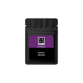 Хна для брів у саше Ekko Beauty Brown 7 г (Ek-Bs)