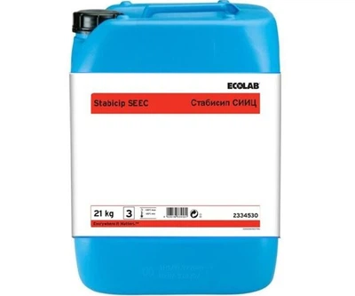 Ecolab, Stabicip seec, 21 кг, Рідкий неорганічний дезінфектант на основі перекису водороду