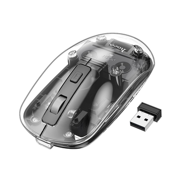 Мышь беспроводная bluetooth Hoco GM29 Mysterious dual-mode silent Черный
