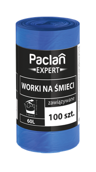 Пакети для сміття Paclan Expert MultiTop 60 л 100 шт