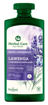 Гель-масло для ванны и душа Herbal Care Релаксирующий Лаванда и ванильное молочко 500 мл