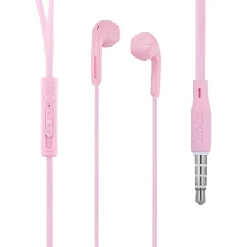 Проводные наушники HOCO M39 Rhyme with mic, 3.5mm, 1.2m, pink