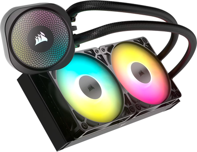 Система водяного охолодження Corsair NAUTILUS 240 RS ARGB Liquid CPU Cooler Black (CW-9060092-WW)