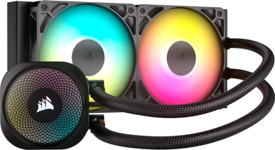 Система водяного охлаждения Corsair NAUTILUS 240 RS ARGB Liquid CPU Cooler Black (CW-9060092-WW)