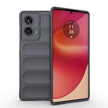 Чехол Wave Shield для Motorola Edge 50 Fusion бампер противоударный Gray