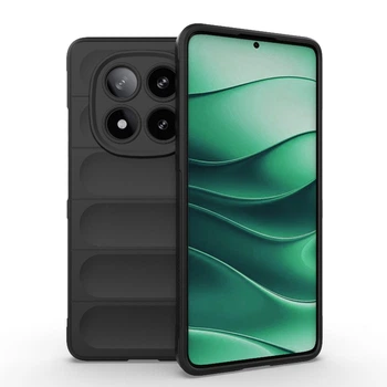 Чехол Wave Shield для Xiaomi Redmi Note 14 Pro 4G бампер противоударный Black