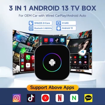 Приставка в авто CarlinKit R2 Tbox Ambient перегляд YouTube через CarPlay