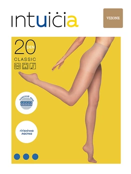 Жіночі колготки Intuicia Classic 20 den 2р. vizone