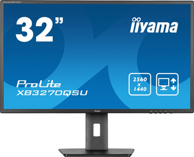 Монитор 31.5" Iiyama ProLite X3270QSU-B1 Black