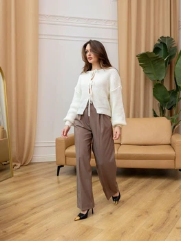 Вязанный кардиган Bergamo Larionoff 42-46 молочный (Bergamo_milk)